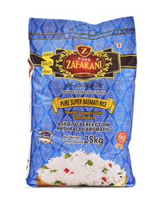 Pure Super Basmati Rice by Zafrani Rice Brand in Pakistan